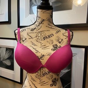 Pink Padded Bra 36D